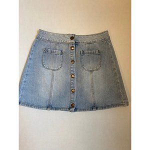 Melville Button Up Denim Mini Skirt Women's size 26